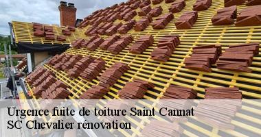 La prévention des chutes d'éléments de la toiture en cas d'urgence de fuites de toit à Saint Cannat