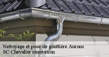 L’entreprise SC Chevalier rénovation pour la pose de tous types de gouttières à Aurons